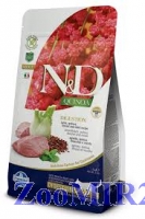 Farmina N&D Grain-Free Feline Quinoa Digestion Lamb сухой корм для кошек Ягненок/киноа/фенхель/мята