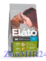 ELATO HOLISTIC ADULT CAT OCEAN FISH / BEAUTIFUL & SHINY CAT HAIR (ЭЛАТО ХОЛИСТИК КОРМ ДЛЯ ВЗРОСЛЫХ КОШЕК С РЫБОЙ / ДЛЯ КРАСИВОЙ И БЛЕСТЯЩЕЙ ШЕРСТИ КОШЕК)