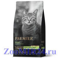 Premier Cat Lamb&Turkey ADULT из свежего мяса ягненка с индейкой для кошек