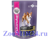 EUK Dog для щенков с Курицей в соусе, 85г (пауч)