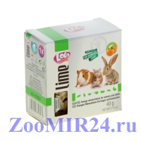 Минеральный камень для грызунов и кроликов LoLo Pets с апельсином 40 гр