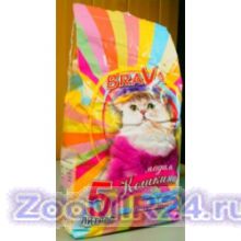 Наполнитель БРАВА 5Л МАДАМ КОШКИНА д/длинн. кошек