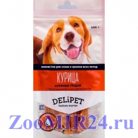 Delipet Куриные грудки с глюкозамином и хондроитином для собак, 50г