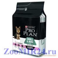 PRO PLAN® Small&Mini Puppy с комплексом OPTIDERMA с Лососем