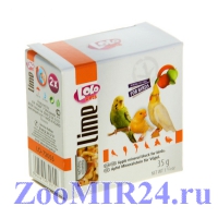 Минеральный камень для птиц LoLo Pets с яблоком 35 гр