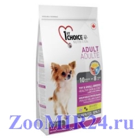 1st Choice ADULT TOY&SMALL BREEDS Healthy Skin&Coat  д/собак декор. и мелких пород с чувствительной кожей и шерстью, Ягненок/рыба