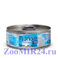 Monge Cat Natural консервы для кошек атлантический тунец 80 г