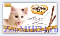 Мнямс лакомые палочки 13,5 см для кошек с цыпленком и уткой 10х5 г