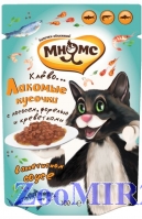 Мнямс паучи для взрослых кошек Рыбный фестиваль (лосось, креветки, форель) 100 г