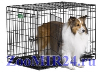 Midwest iCrate клетка 76х48х53 см черная 2 двери