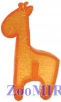 KONG игрушка для собак Squeezz ZOO Жираф большой 22х14 см
