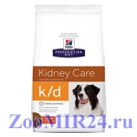 Hills Prescription Diet Canine k/d, для собак при заболеваниях почек и ранней сердечной недостаточности