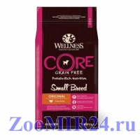 Wellness CORE Small Breed Original Turkey Recipe  для взрослых собак мелких пород, беззерновой, Индейка