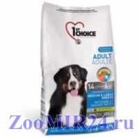 1ST CHOICE ADULT MEDIUM&LARGE BREEDS для взрослых собак средних и крупных пород, с Курицей