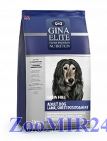 Gina Elite GRAIN FREE ADULT DOG lamb, sweet potato & mint беззерновой с Ягненом,батом и мятой