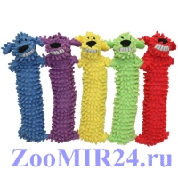 Multipet Собака мохнатая средняя с двумя пищалками 30 см