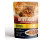 Mr. Buffalo для котят Нежный цыпленок в соусе, 85г (пауч)