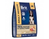 Brit Premium Dog Adult Medium для взрослых собак средних пород Индейка/телятина