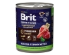 Brit Premium By Nature д/собак Говядина и сердце, 850г (конс)