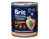 Brit Premium By Nature д/собак Индейка и утка, 850г (конс)