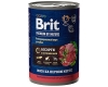 Brit Premium By Nature д/собак Мясное ассорти с потрошками, 410г (конс)