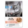 Pro Plan NUTRISAVOUR Housecat кусочки в соусе Лосось, 24 штуки, 85г