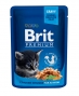 Brit Premium для котят с курицей , 100р пауч