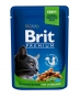 Brit Premium для кастрированных котов и стерилизованных кошек с курицей, 100 гр пауч